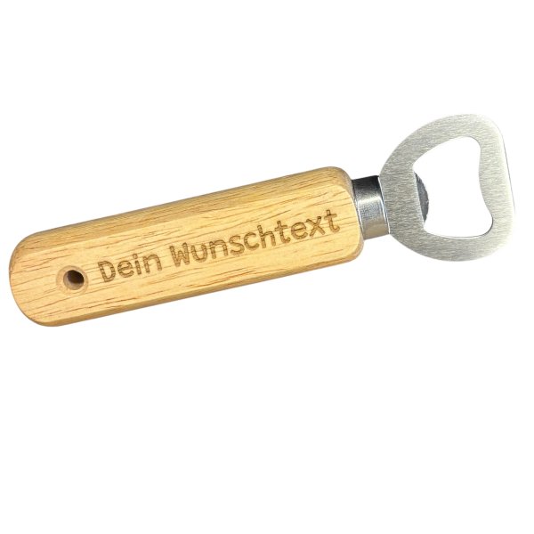 Flaschenöffner mit Wunschtext